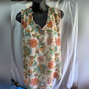 Cato Colorful Floral Blouse